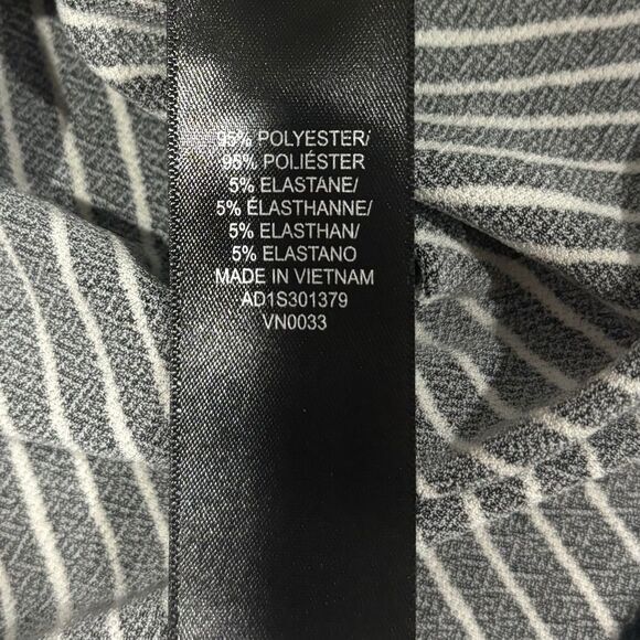 Adrianna‎ Papell Black White Stripes Blouse Top Women's Size XL - Picture 9 of 10